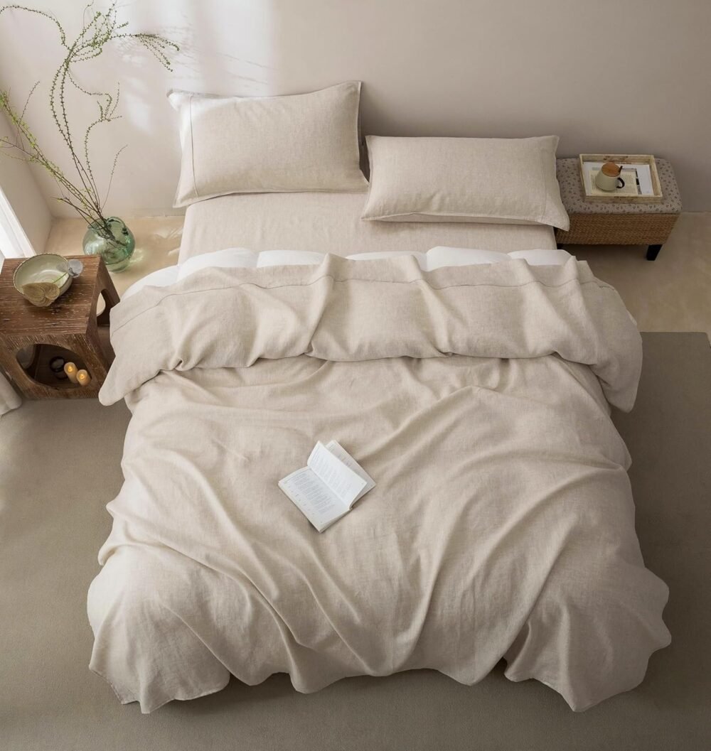 100% Pure French Linen Sheet Set - Image 4